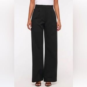 Abercrombie & Fitch Black Wide Leg Pants